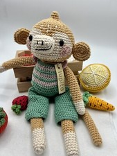 Scimmietta amigurumi fatto usato  Castelnuovo Rangone