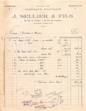 Invoice 1937 fabrique d'occasion  Expédié en Belgium