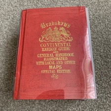 Bradshaw continental railway for sale  LEEDS