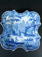 Antique blue white for sale  LOUGHBOROUGH