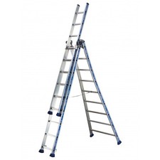 échelle transformable alumini d'occasion  Mondeville