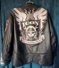 Icon leather jacket d'occasion  Saint-Cyprien
