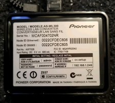 Pioneer wl300 wlan for sale  BURY
