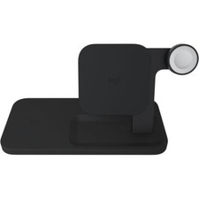 Usado, Dock de carregamento sem fio Logitech POWERED 3 em 1 10W para Apple - Grafite comprar usado  Enviando para Brazil