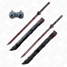 Lâmina justa de brinquedo Mezco One:12 - Duas espadas e bainhas com suporte magnético escala 1:12 comprar usado  Enviando para Brazil