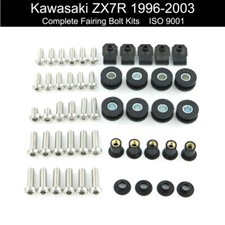 Kit de parafusos de carenagem capô parafusos de fixação parafusos corpo ajuste para Kawasaki ZX 7R 1996-2003 comprar usado  Enviando para Brazil
