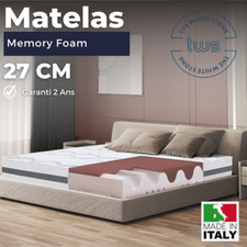 Matelas mousse mémoire d'occasion Matelas mousse mémoire d'occasion  Expédié en France
