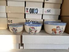 nesting ceramic bowls 3 for sale  Manassas