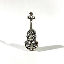 Miniatura violoncello argento usato  Roncello