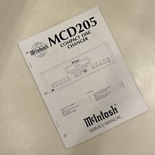 Mcintosh mcd205 service for sale  Millsap