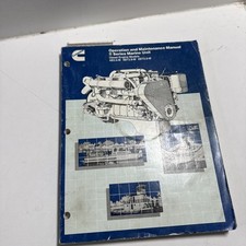 manual de operaciones y mantenimiento cummins serie b unidades marinas segunda mano  Embacar hacia Mexico