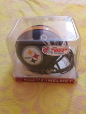 Mini capacete Steelers LC Greenwood assinado. Riddell ESTADO PERFEITO. NOVO NA CAIXA. NUNCA ABERTO comprar usado Mini capacete Steelers LC Greenwood assinado. Riddell ESTADO PERFEITO. NOVO NA CAIXA. NUNCA ABERTO comprar usado  Enviando para Brazil