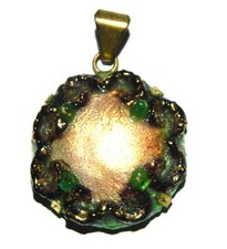 Joli pendentif émail d'occasion Joli pendentif émail d'occasion  Céret