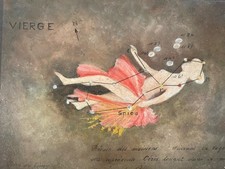 Usado, Linda pintura mulher 1950 painel a óleo surrealista surrealismo arte antiga comprar usado  Enviando para Brazil