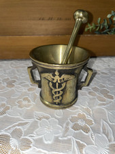 Brass mortar and d'occasion  Expédié en Belgium