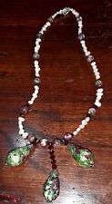 Collana zoisite rubino usato  Latina