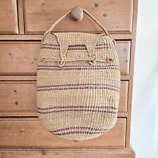 Vtg woven artisan for sale  GRANTHAM