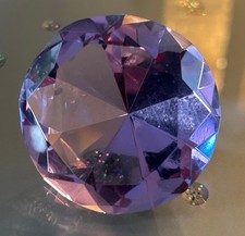 Glasdiamant lila cm gebraucht kaufen  Berlin