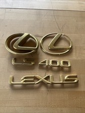 Conjunto de emblemas dourados OEM Lexus LS400 comprar usado Conjunto de emblemas dourados OEM Lexus LS400 comprar usado  Enviando para Brazil