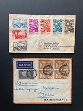 Maroc - 4 Documents dont 1 Lettre Recommandée 1936 / 1950 - TB segunda mano  Embacar hacia Mexico