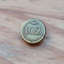 Bouton 102e régiment d'occasion  Boulogne-sur-Mer