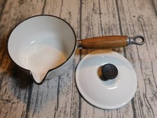 Creuset white enamel for sale  USA