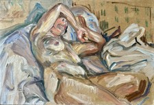 Tableau ancien femme d'occasion  Saumur