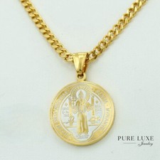 Men gold stainless for sale  Bayside