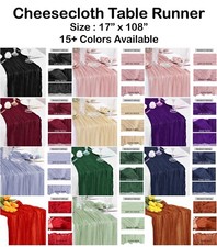 Cheesecloth gauze table for sale  Olyphant