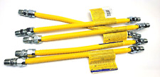 Lote de 5 Brasscraft 1/2" MIP x 18" conector de gás de aço inoxidável 5/8" CSSC44-18 comprar usado  Enviando para Brazil