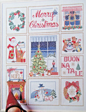 Stickvorlagen merry christmas gebraucht kaufen  Wuppertal
