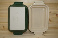 Padeiros retangulares Le Creuset verde (2), 7' x 5", usado comprar usado  Enviando para Brazil