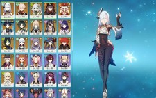 AR57 [NA] Shenhe Raiden Hu Tao Nahida Kazuha +11 Heróis 5 Armas, usado comprar usado  Enviando para Brazil