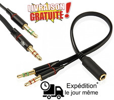 Cable adaptateur splitter d'occasion  Fenain