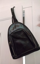 Rucksack schultertasche leder gebraucht kaufen  Hamburg