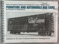 Santa Fe Railway Railroad Furniture and Automobile Box Cars Reference Book segunda mano  Embacar hacia Mexico