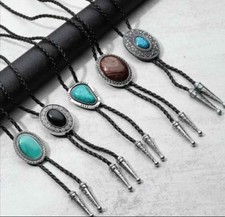 Novo conjunto de 5 gravatas bolo couro cor turquesa 40" comprar usado  Enviando para Brazil