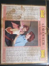 Calendrier almanach postes d'occasion  Saint-Etienne