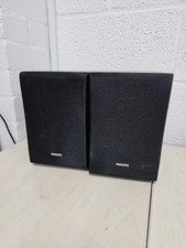 Philips bookshelf speakers for sale  DAVENTRY