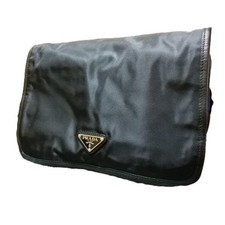 Bolsa PRADA Tri Fold Couro Tessuto Saffiano Unissex comprar usado  Enviando para Brazil