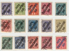Czechoslovakia overprint pč d'occasion  Expédié en Belgium