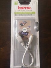 Hama USB 2.0 OTG Adapterkabel MicroUSB-B/USB-A m/w 0,15m Weiß Vergoldet  comprar usado  Enviando para Brazil