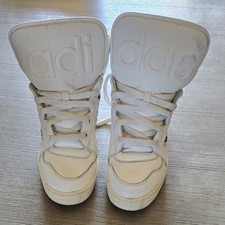 Jeremy Scott Adidas White Instinct AMOSTRA SUPER RARA US9 Hi Tops Runners  comprar usado  Enviando para Brazil