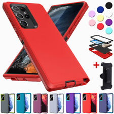 Capa protetora à prova de choque com clipe para Samsung Galaxy S22 21 20 Plus Ultra S8 9 10e comprar usado  Enviando para Brazil