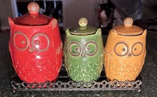Owl canister ceramic for sale  Martinsburg