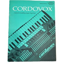 Acordeão cordovox manual do proprietário estado XLNT CRD A-6, A7, A241, A251 comprar usado Acordeão cordovox manual do proprietário estado XLNT CRD A-6, A7, A241, A251 comprar usado  Enviando para Brazil
