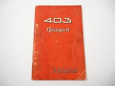 Peugeot 403 1.5l d'occasion  Expédié en Belgium
