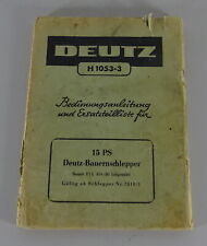 Teilekatalog deutz bauernschle gebraucht kaufen  Jever