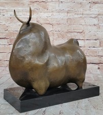 Grande Marrón Oscuro Pátina Fighting Bull Moderno Arte por Botero Escultura Arte comprar usado  Enviando para Brazil