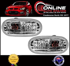 Par de luzes indicadoras de proteção lateral compatível com repetidor transparente Mitsubishi Triton MK , usado comprar usado  Enviando para Brazil